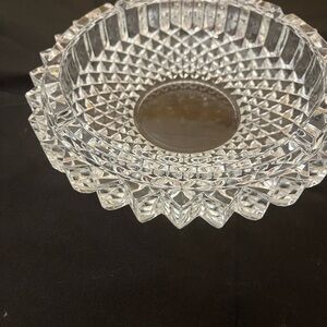 Elegant Clear Crystal Bowl